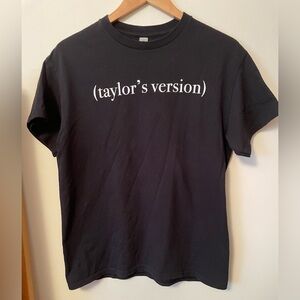 Taylor Swift - Gildan Black T-Shirt - 
                     Taylor's Version